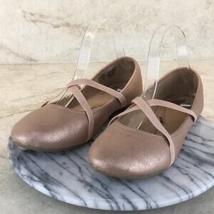 So Authentic American Heritage Social Rosegold Strapped Slippers Women's Size 9M